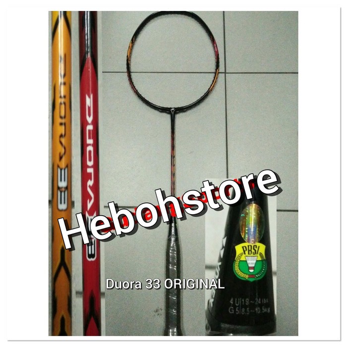 Promo Raket Badminton YONEX DUORA 33 sunrise hologram ORIGINAL Berkualitas