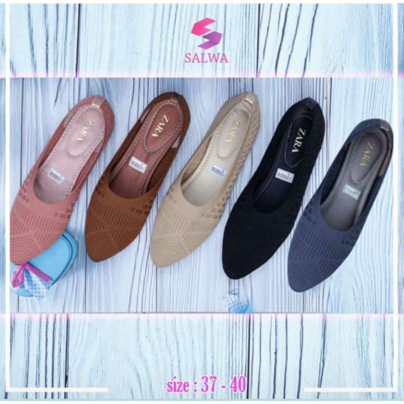 Pramilla flatshoes rajut import