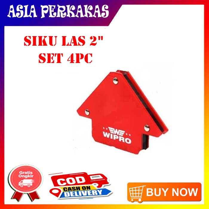 

[TERBARU]SIKU LAS 2 INCH MERK WIPRO SIKU LAS 2 INCHI HIGH QUALITY DIJAMIN ORI! WIPRO SIKU LAS 2" SET 4PC