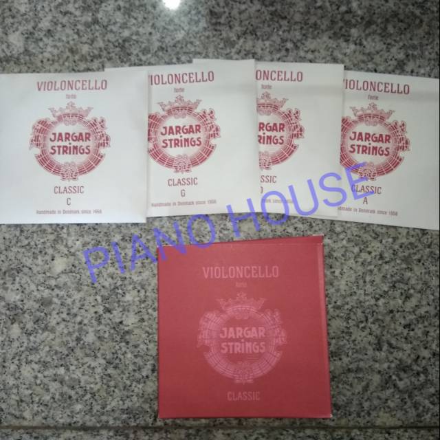 Jargar Cello Red String - Senar Cello