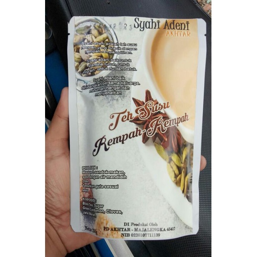 

Teh susu rempah / syahi Adeni 250g