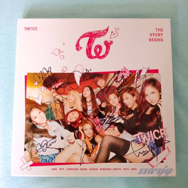 Twice The Story Begins Signed Album