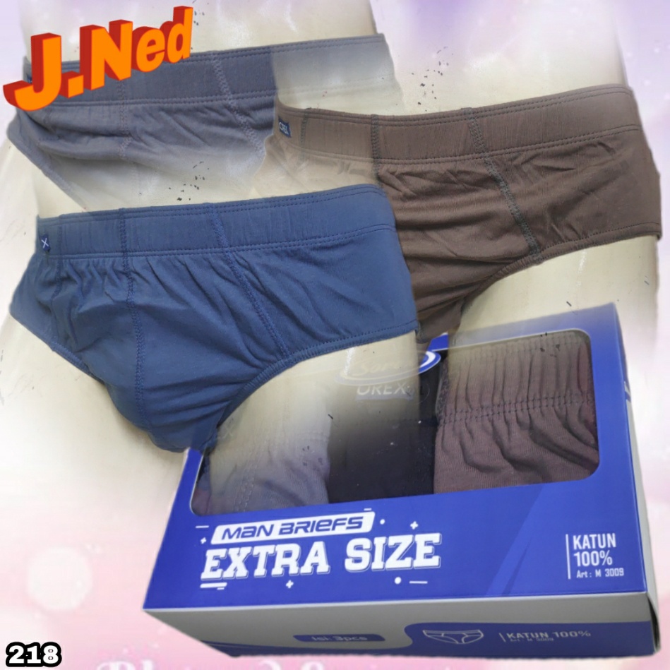 J218T - (per box isi 3) SOREX CELANA DALAM PRIA PRIA JUMBO BIG SIZE