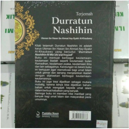 Terjemah Durratun Nashihin - Durotun Nasihin