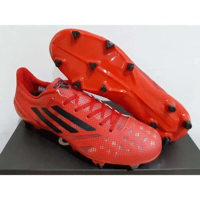 Sepatu Bola - Soccer Adidas F50 X 99.1 Red Black - FG