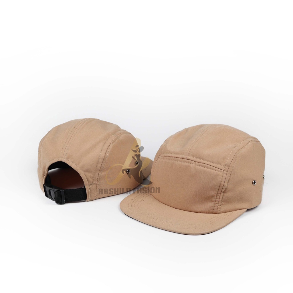 TOPI PRIA 5 PANEL POLOS TOPI 5 PANEL UNISEX