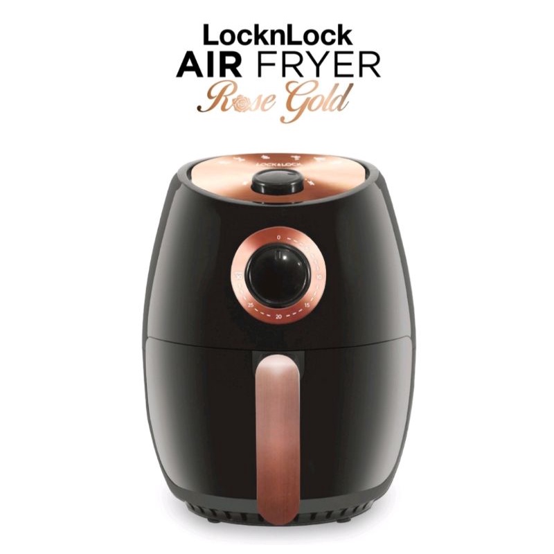PRELOVED LOCK N LOCK AIR FRYER ROSE GOLD