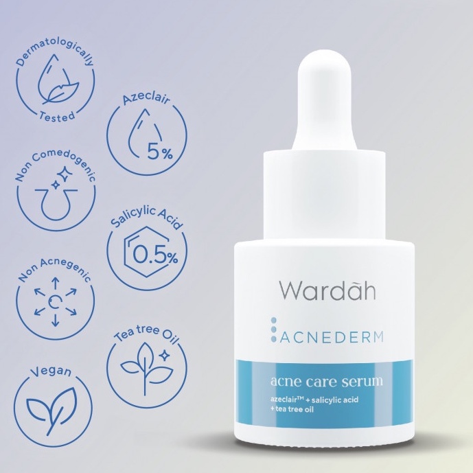 Wardah Acnederm Acne Care Serum 15 ml - Serum Jerawat