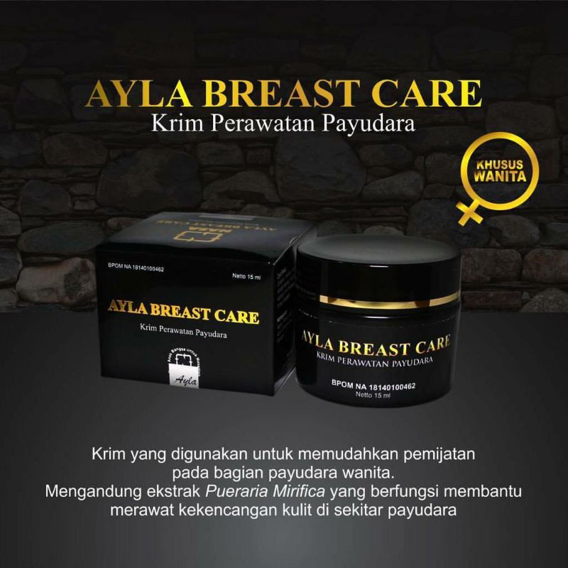 Pembesar Payudara/pengencang payudara/obat pembesar payudara/Alat pembesar payudara/Ayla breast Care