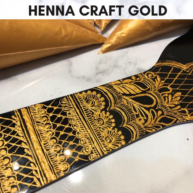 [250gr]HENNA CRAFT GOLD TERMURAH ,Henna mahar , henna hijab,henna masker