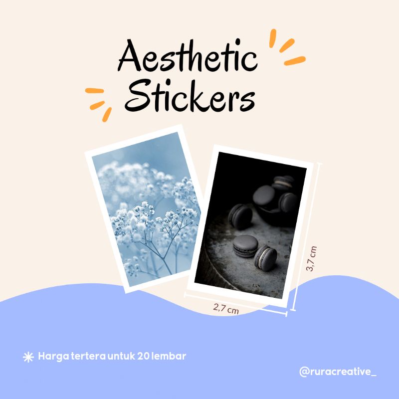 

Stiker Aesthetic-20 Lembar