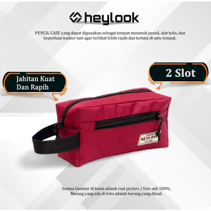 

HY Kotak Pensil Casual / Pencil Case Casual Medium Anak & Remaja Ready