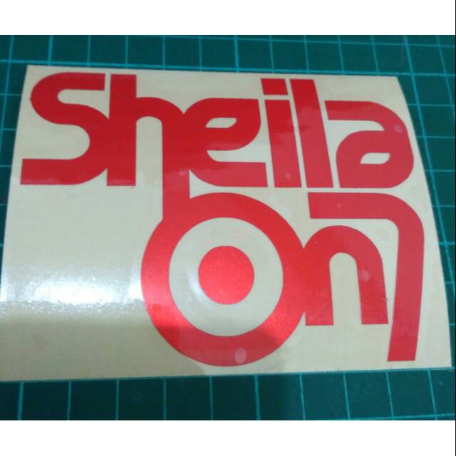 Cutting sticker sheila on 7