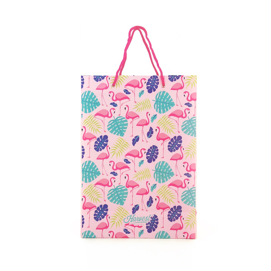 

Tas Kertas / Paper Bag Harvest - Magical Flamingo L