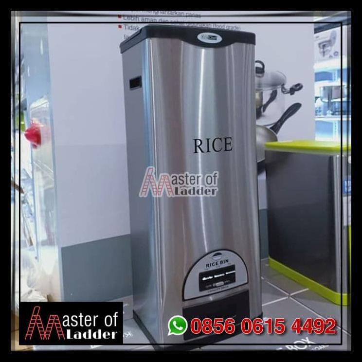 Hot Sale Rice Box/Tempat Beras 30 Kg Stainless Steel Higienis