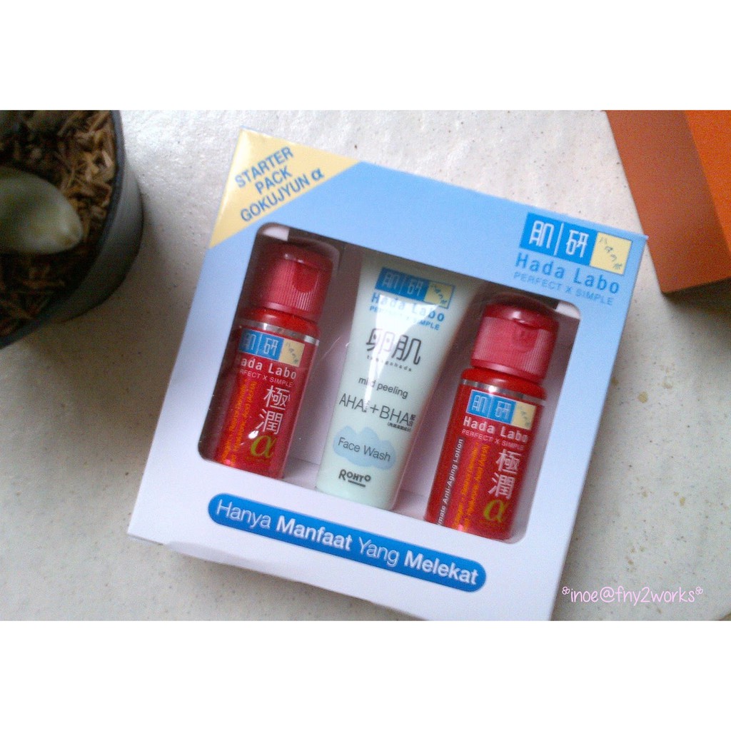 ★ BB ★ HADA LABO Gokujyun Alpha Starter Pack