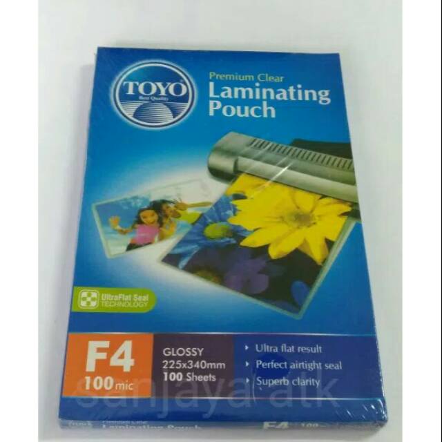

HJK Laminating Toyo 100mic Ukuran Folio