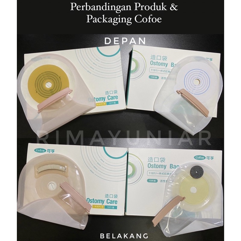 Colostomy Bag / Kantong kolostomi Dewasa Cofoe Carbon