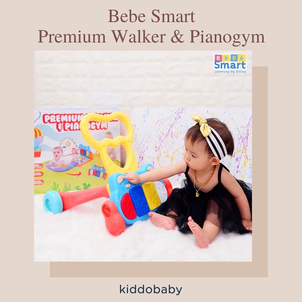 Bebe Smart Premium Walker &amp; Pianogym | Mainan Edukasi | Mainan Anak