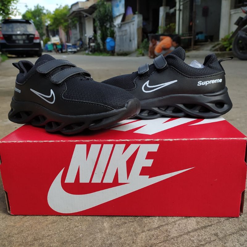 Sepatu Sekolah Sepatu Anak - Anak Sepatu Anak Hitam Polos Pria Wanita sepatu sekolah anak  kecil anak sd smp