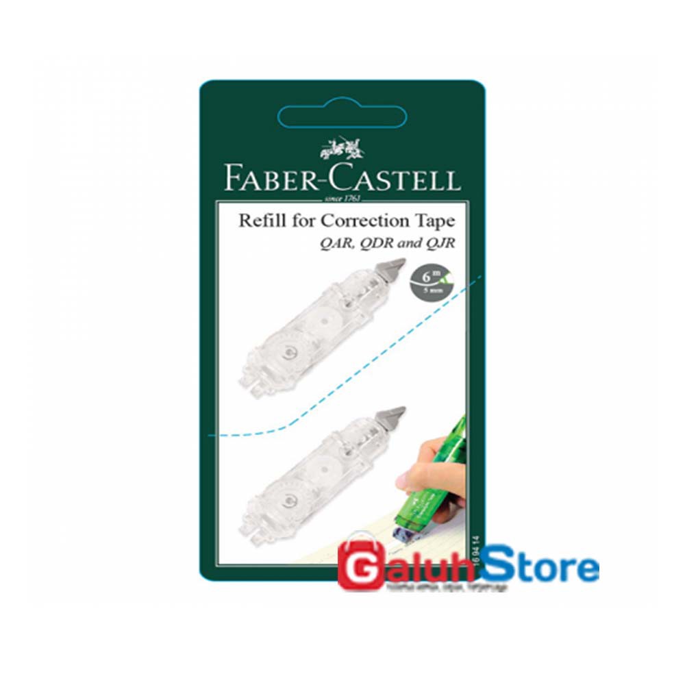 

Faber Castell Correction Tape Refill for QAR / QDR / QJR TipEx