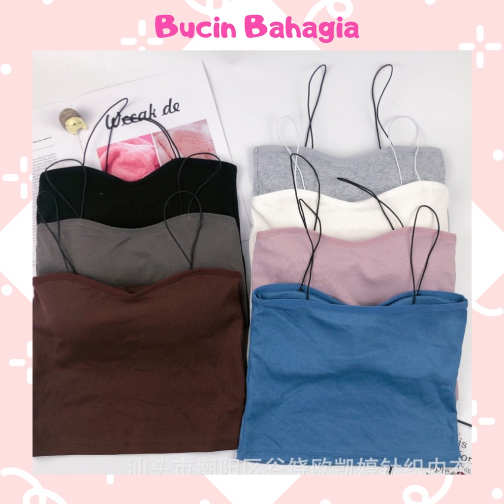 TANKTOP BRA WITH CUP BH SINGLET WANITA IMPORT ATASAN WANITA TERBARU TANK02