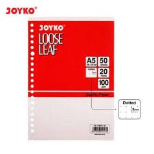 

LOOSE LEAF / ISI BINDER MERK JOYKO A5 7020 ISI 100 LEMBAR