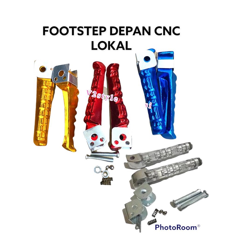 SET KANAN KIRI STEP BELAKANG VIXION NEW OLD PIJAKAN KAKI JAGUNG BELAKANG SET KANCING PER BAUT BOSHING PNP VIXION BARU LAMA VIXION NVL NVA MX LOKAL GOLD MERAH BIRU CHROME SILVER INJAKAN KAKI BELAKANG FULL SET PNP VIXION