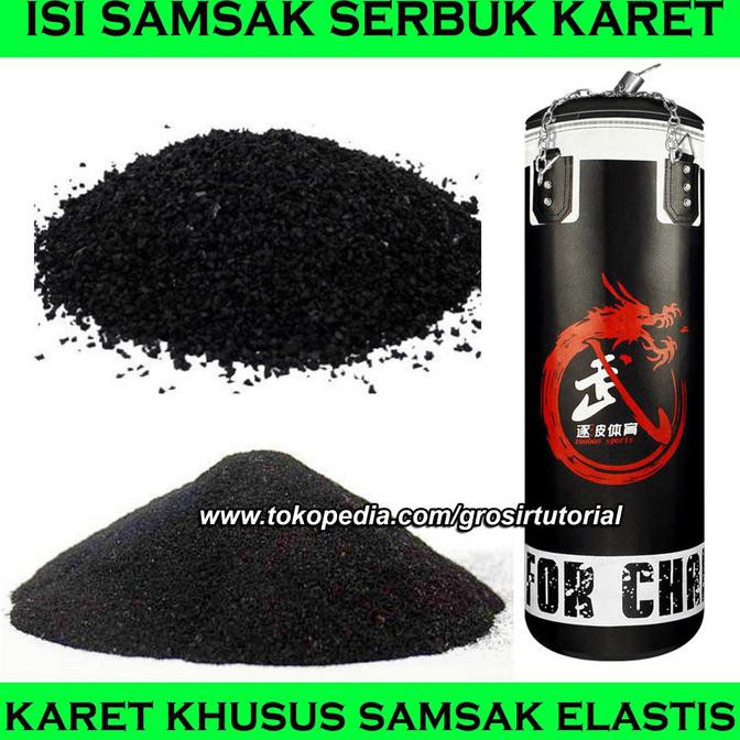 ISI SAMSAK KARET VULKANISIR, ISI SAMSAK SERBUK KARET ELASTIS