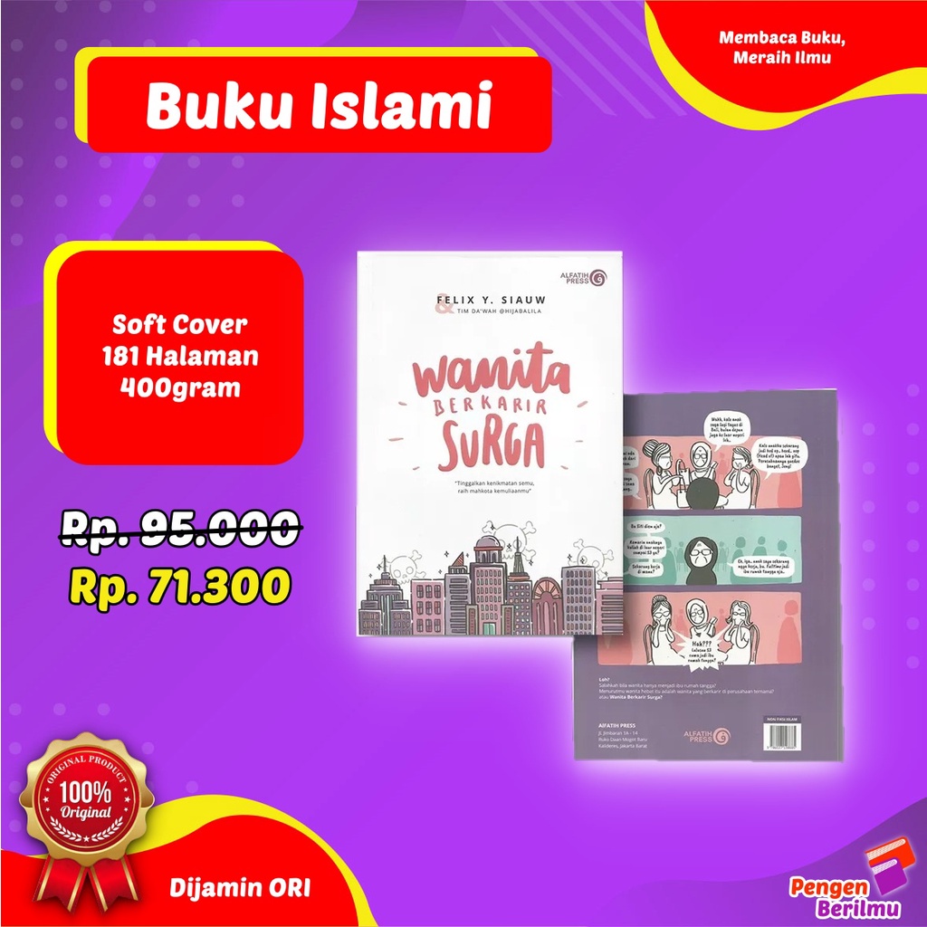 Jual Buku Wanita Berkarir Surga Fiqih Perempuan Soft Cover