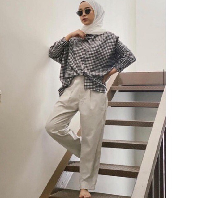 oversized checkered black 8wood