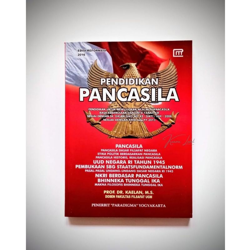 Jual Buku Pendidikan Pancasila Prof Dr H Kaelan M S Shopee