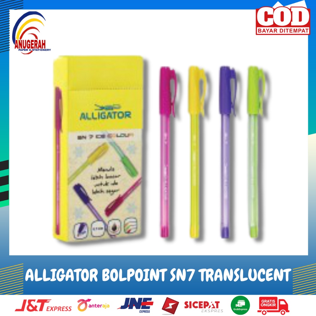 

Pulpen Alligator / Pena / Pen Hitam Biru SN7 (LSN)
