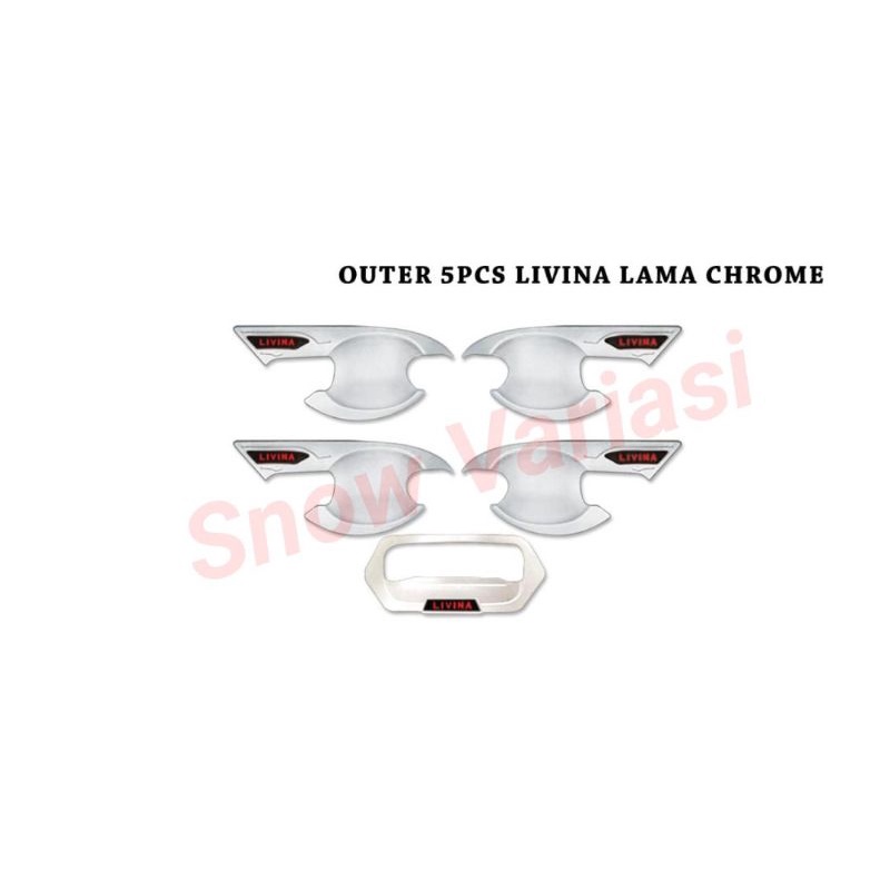 Cover Outer Mangkok Nissan Grand Livina Hitam Chrome