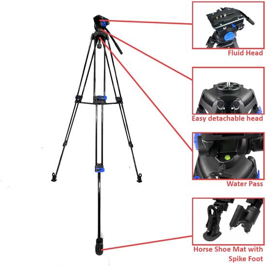 Takara Hydro B18 Video Tripod