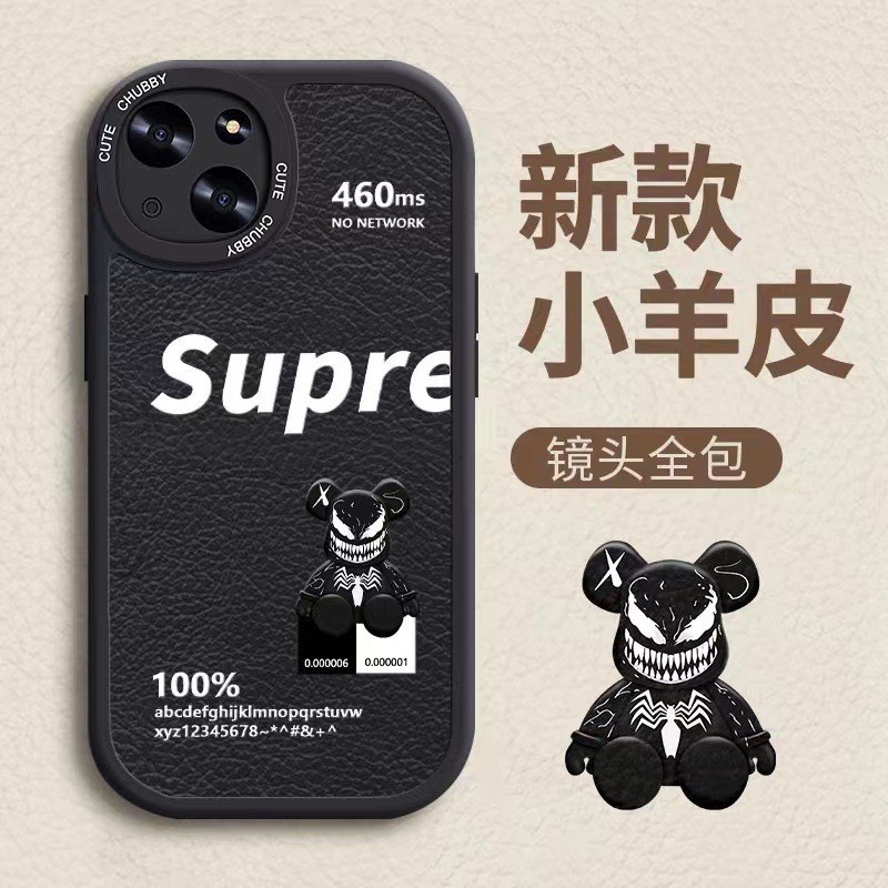 Soft Case Hp Gambar Kartun Beruang Untuk iPhone 7 / 8plus / X / Xr / Xs Max / 11 / 12 / 13 / 14pro Max