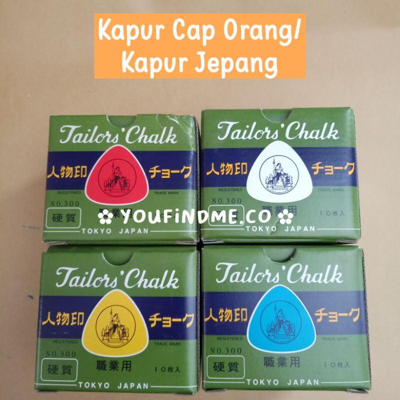 Kapur Kain/ Kapur Segitiga/ Kapur Jepang/ Kapur Jahit Cap Orang
