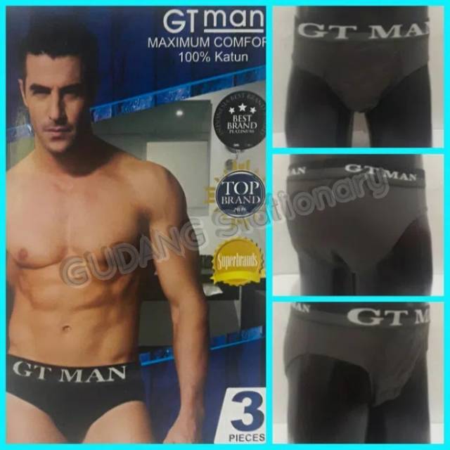 Gt Man Underwear GTK-09 [ isi 3 piece ]