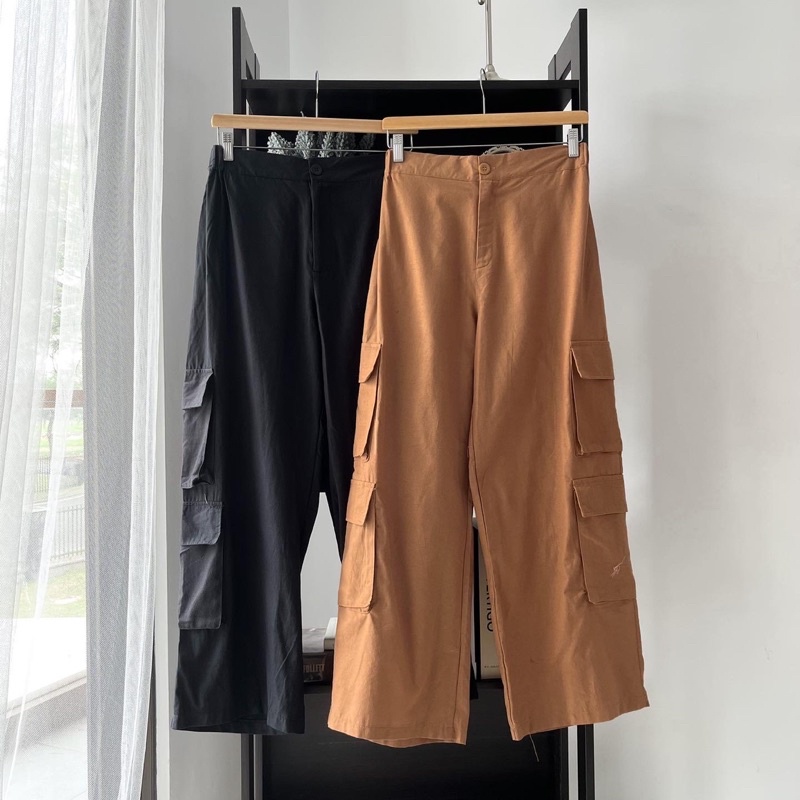 Lingka Kargo Linen Pants 11C-Rdm