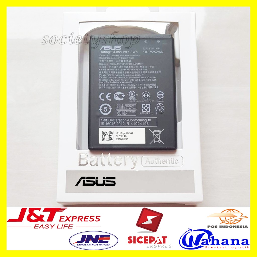 Baterai Asus Zenfone Go B ZB452KG X014D B11P1428 4.5 Inci Inch Batre Hp Ori Battery Batray Batere