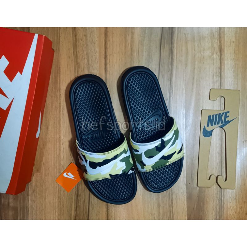 Jual Original Sandal Nike Benassi Army Limited Edition Shopee Indonesia