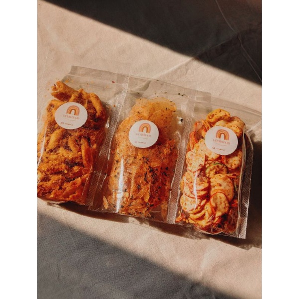 

[500gr] SEBLAK KERING SEBRING BASRENG KRUPUK WARNA LUMPIA KRIPCA PEDAS BY HEYBITES.ID 500GR