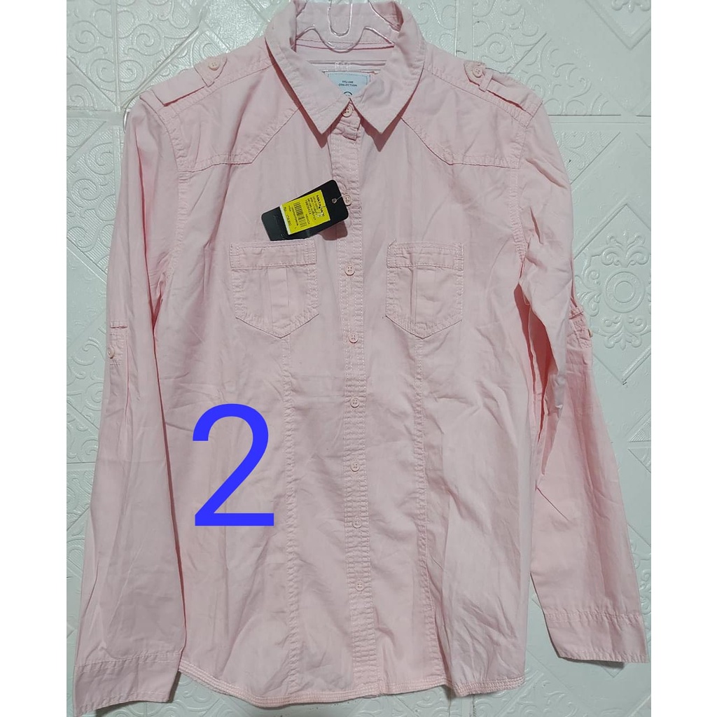 L-NEVADA/Kemeja Wanita LENGAN PANJANG/Polos-2