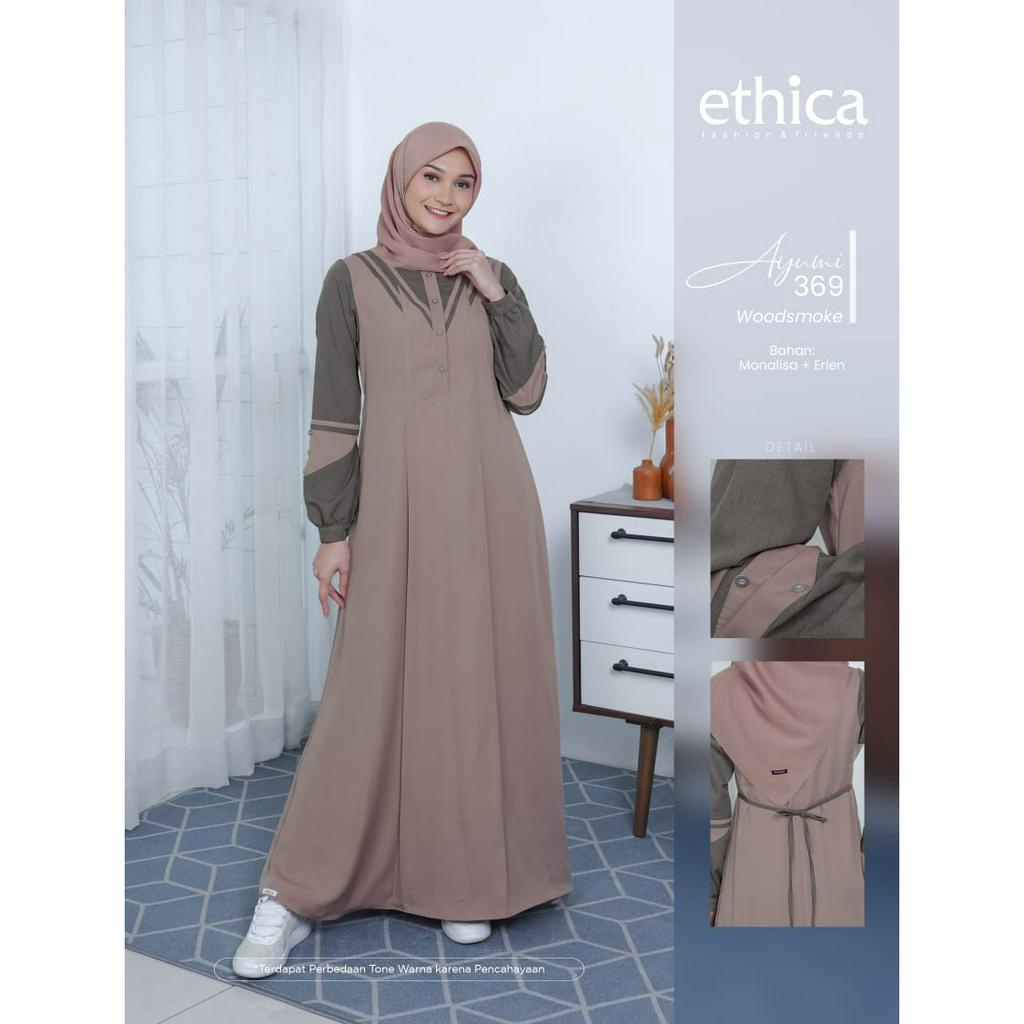 Ethica Gamis Baju Muslim Dress Wanita Ayumi 369-1