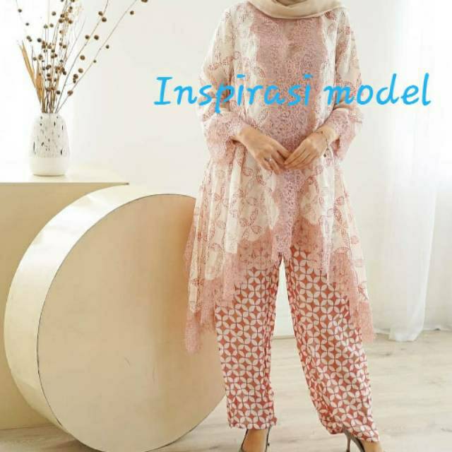 Set lasem lace kulot FREE OBI