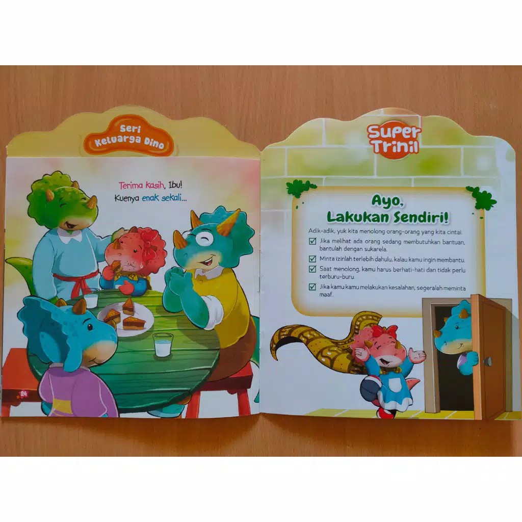 Buku Cerita Anak - Seri Keluarga Dino - Cerita Bergambar (Cergam) Fiksi-1