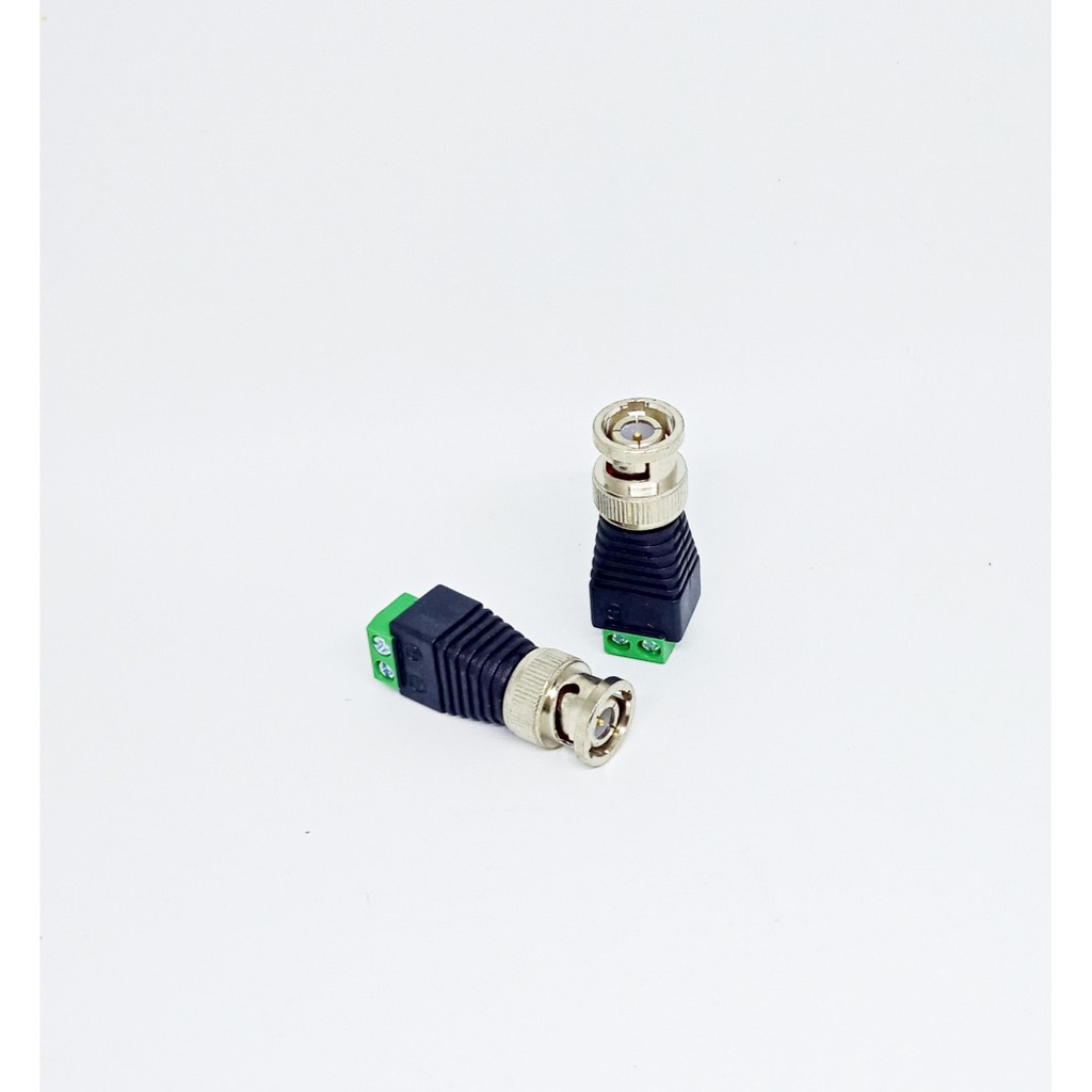 Cheaper-Konektor Jack BNC UTP Male Connector Jack BNC+Baut / Jack BNC Adapter to Terminal DC for CCTV