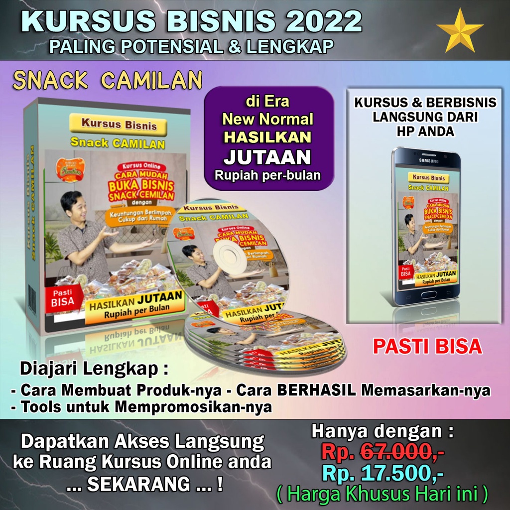 

TRAINING BISNIS KULINER : SNACK CAMILAN - PENGUSAHA DI RUMAH AJA