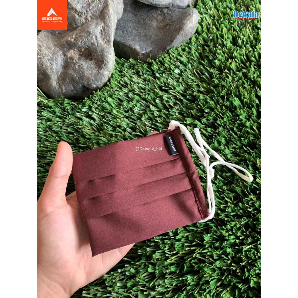 MASKER NON MEDIS MOANA FACE MASK MAROON 6092