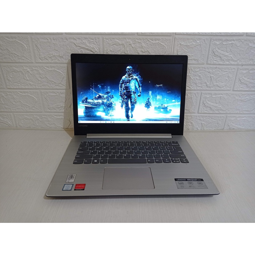 Lenovo Ideapad 330 Core i7 Gen 8 RAM 8GB SSD Dual VGA Radeon 2GB Laptop Second Bekas Gaming Desain G
